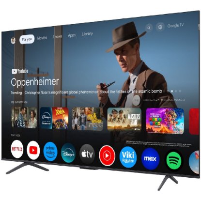 QLED TV 65" TCL 65P8K, Smart TV, UHD 4K, DVB-T2/C/S2, HDMI, Wi-Fi, USB, BT, energetski razred F