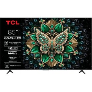 Mini LED TV 85" TCL 85C6K, Smart TV, UHD 4K, DVB-T2/C/S2, HDMI, Wi-Fi, USB, BT, energetski razred F