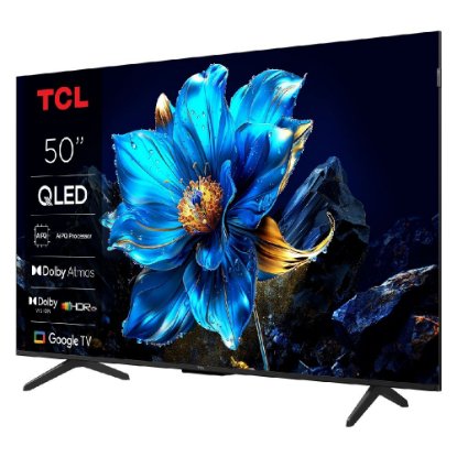 QLED TV 50" TCL 50P7K, Smart TV, UHD 4K, DVB-T2/C/S2, HDMI, Wi-Fi, USB, BT, energetski razred F