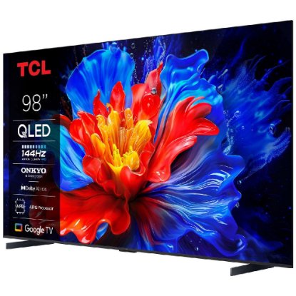QLED TV 98" TCL 98P8K, Smart TV, UHD 4K, DVB-T2/C/S2, HDMI, Wi-Fi, USB, BT, energetski razred E