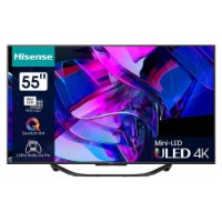 RABLJENI - Mini-LED TV 55" HISENSE 55U7KQ, Smart TV, 4K UHD, 144Hz, DVB-T2/C/S2, HDMI, Wi-Fi, USB, LAN - energetski razred F