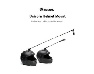 Dodatak za sportske kamere INSTA360 Unicorn Helmet Chin Mount