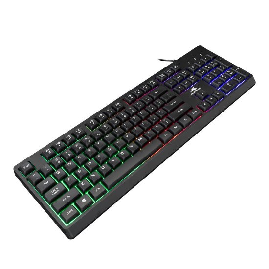 Tipkovnica BARACUDA BGK-02114 Starfish, US layout, crna