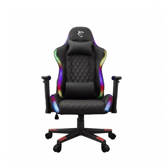 Gaming stolica WHITE SHARK Thunderbolt, RGB, crna