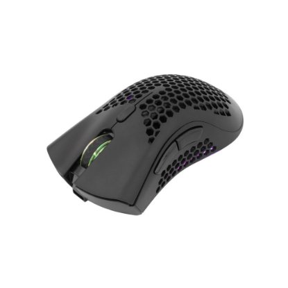 Miš WHITE SHARK Lionel, RGB, optički, bežični, 10000dpi, crni