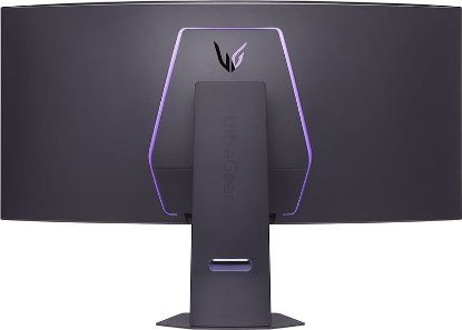Gaming monitor 44.5" LG 45GX950A-B, 5K 21:9, OLED, 330Hz, 1ms, 1300cd/m2, G-Sync, FreeSync, zakrivljeni, zvučnici, crni