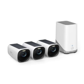 Mrežna nadzorna kamera ANKER Eufy 3 T88723W1, 4K UHD, solarna, vanjska, 3 kamere i bazna stanica