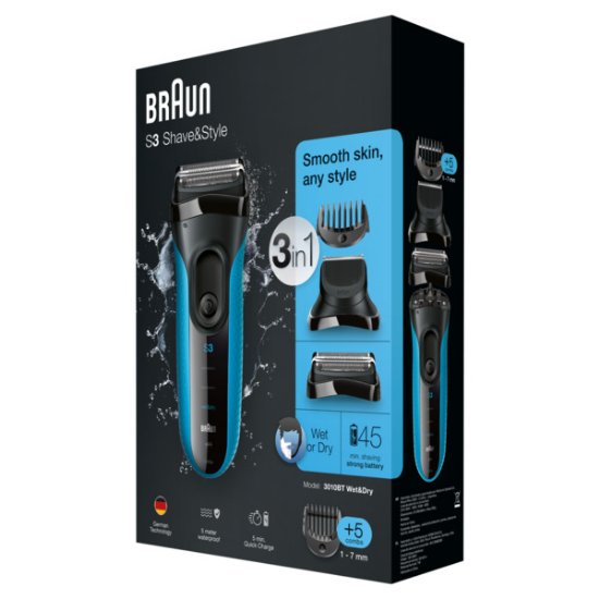 Aparat za brijanje BRAUN BT 3010, 3 u 1