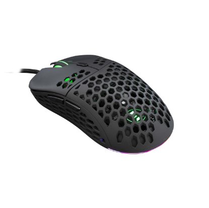 Miš WHITE SHARK Naginata Premium Line, RGB, optički, 16000dpi, USB, crni