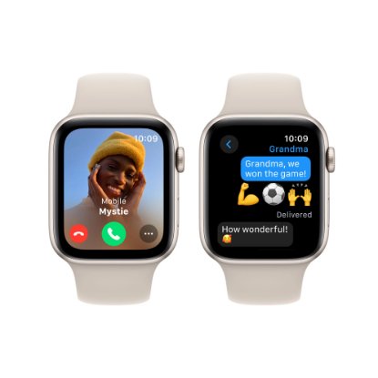 Pametni sat APPLE Watch SE2 V2 GPS, 44mm Starlight Alu Case w Starlight Sport Band - M/L