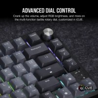 Tipkovnica CORSAIR K65 Plus Wireless, mehanička, bežična, Corsair MLX Red, US Layout, USB, crna