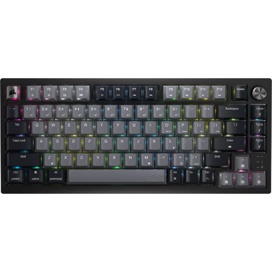 Tipkovnica CORSAIR K65 Plus Wireless, mehanička, bežična, Corsair MLX Red, US Layout, USB, crna