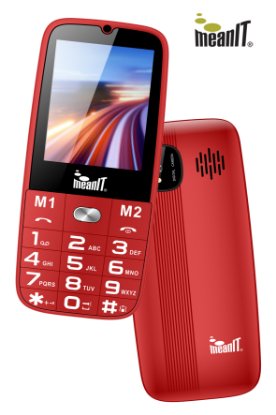 Mobitel MEANIT Senior 15, crveni
