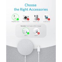 Kućni punjač ANKER PowerWave Select+, A2566G31, magnetni, bežični, plavi