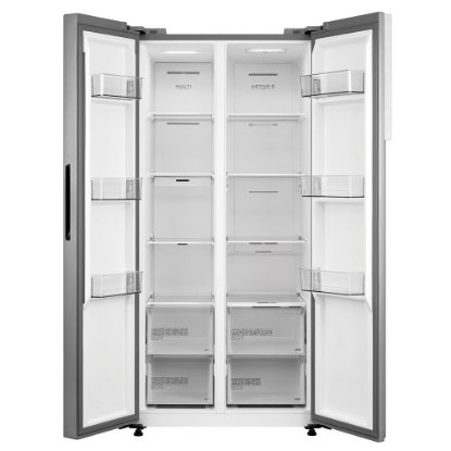 Hladnjak MIDEA MDRS619FIE46, kombinirani, 178 cm, 271/189 l, 2 vrata, energetski razred E, inox
