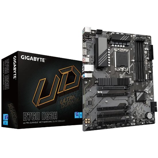 Matična ploča GIGABYTE B760 DS3H, Intel B760, DDR5, ATX, s. 1700