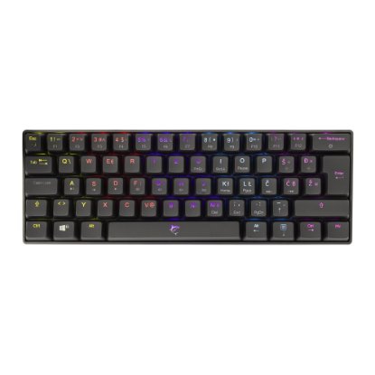 Tipkovnica WHITE SHARK GK-2022 Shinobi, RGB, smeđi switch, mehanička, UK layout, crna, USB