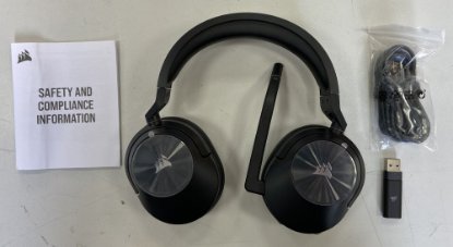RABLJENI - Slušalice CORSAIR HS55 Wireless, bežične, mikrofon, crne