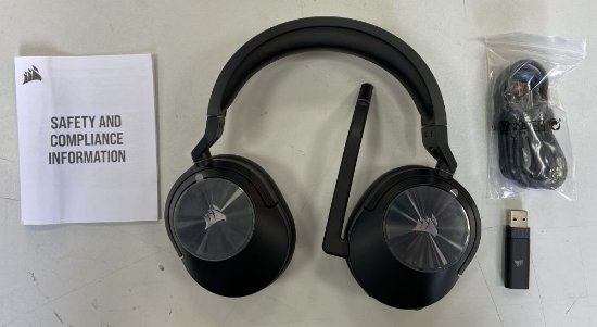 RABLJENI - Slušalice CORSAIR HS55 Wireless, bežične, mikrofon, crne