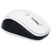 Miš MANHATTAN Dual-mode, optički, 1600dpi, bežični, USB, bijelo-crni