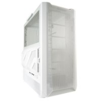 Kućište LC POWER 900W Lumaxx Light ARGB, MIDI, ATX, bijelo, 7 ventilatora, bez napajanja