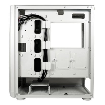 Kućište LC POWER 900W Lumaxx Light ARGB, MIDI, ATX, bijelo, 7 ventilatora, bez napajanja