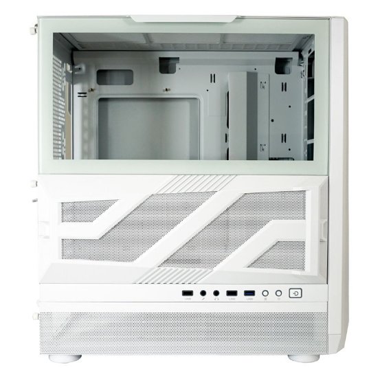 Kućište LC POWER 900W Lumaxx Light ARGB, MIDI, ATX, bijelo, 7 ventilatora, bez napajanja