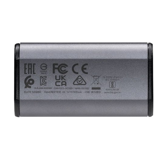 SSD vanjski 500 GB ADATA SE880, AELI-SE880-500GCGY, 2000/2000 MB/s, USB-C 3.2 Gen2x2, sivi