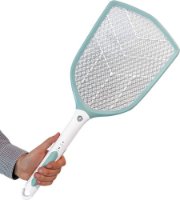 Električni reket za komarce PLATINET PRMB3839, LED svjetiljka, bijelo-zeleni