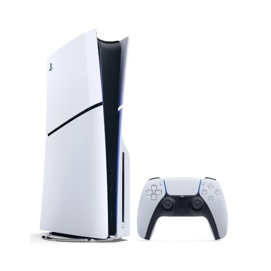 Igraća konzola SONY PlayStation 5 Slim D Chassis, 1TB SSD, Blu-ray, DualSense kontroler, bijela