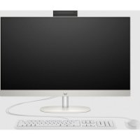 Računalo AiO HP 27-cr0050ny / 27" FHD IPS, Ryzen 5 7520U, 16GB, 1TB SSD, AMD Radeon Graphics, WiFi, tipkovnica, miš, bez OS, bijelo