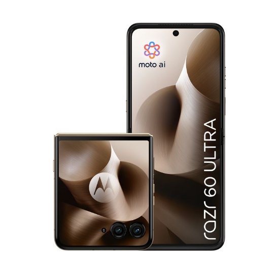 Smartphone MOTOROLA Razr 60 Ultra, 7", 16GB, 512GB, Android 15, smeđi