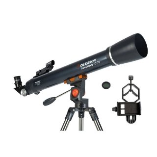 Teleskop CELESTRON AstroMaster 70 AZ Refractor sa mjesečevim filterom i adapterom za smartphone