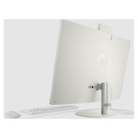 Računalo AiO HP 27-cr0050ny / 27" FHD IPS, Ryzen 5 7520U, 16GB, 1TB SSD, AMD Radeon Graphics, WiFi, tipkovnica, miš, bez OS, bijelo