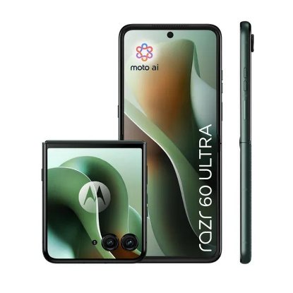 Smartphone MOTOROLA Razr 60 Ultra, 7", 16GB, 512GB, Android 15, zeleni