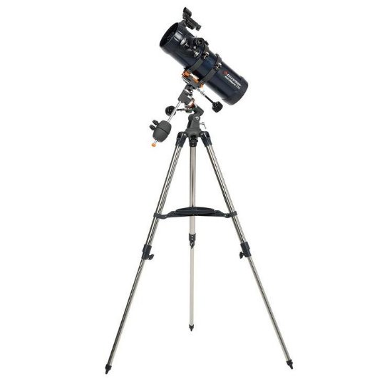 Teleskop CELESTRON AstroMaster 114 EQ Newtonian Reflector sa mjesečevim filterom i adapterom za smartphone