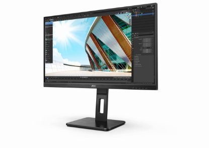 Monitor 27" AOC 27P2Q, FHD, IPS, 75Hz, 4ms, 250cd/m2, 1000:1, pivot, crni