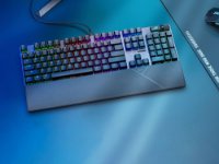 Tipkovnica ASUS ROG Strix Scope II, RGB, mehanička, ROG NX Snow switch, US Layout, crna, USB