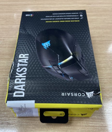 RABLJENI - Miš CORSAIR Darkstar Wireless, RGB, optički, bežični, 26000dpi, crni