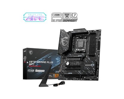 Matična ploča MSI X870 Gaming Plus WiFi, AMD X870, DDR5, WiFi, ATX, s. AM5