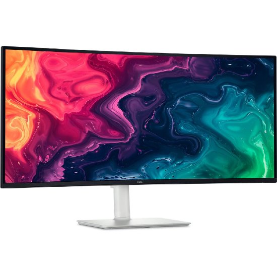Gaming monitor 34" DELL S3425DW, UWQHD, VA, 120Hz, 1ms, 300cd/m2, FreeSync, zakrivljeni, zvučnici, bijeli