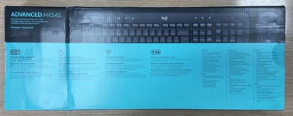RABLJENI - Tipkovnica + miš LOGITECH MK545 Advanced Combo, bežična, crna, Unifying receiver USB