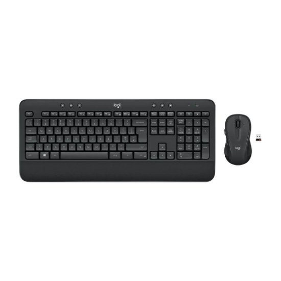 RABLJENI - Tipkovnica + miš LOGITECH MK545 Advanced Combo, bežična, crna, Unifying receiver USB