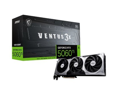 Grafička kartica MSI GeForce RTX 5060 Ti Ventus 3X OC, 16GB GDDR7