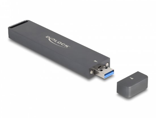 Eksterno kućište DELOCK za M.2 NVMe PCIe SSD, SATA, USB-A 10Gbps