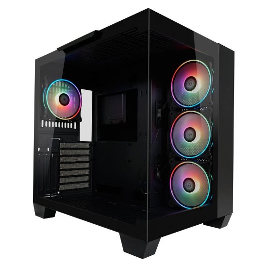 Računalo LINKS Gaming G182I / Core i5 13600K, 16GB DDR5, 2TB SSD NVMe, AMD Radeon RX 7700XT 12GB, WiFi, bez OS, crno