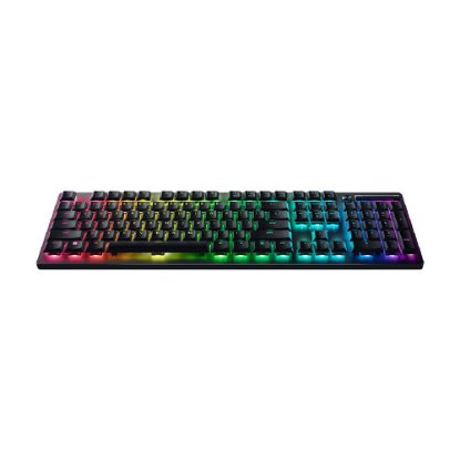 Tipkovnica RAZER Deathstalker V2 Pro, bežična, mehanička, Red Linear Switch, RGB, US, crna