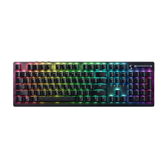 Tipkovnica RAZER Deathstalker V2 Pro, bežična, mehanička, Red Linear Switch, RGB, US, crna
