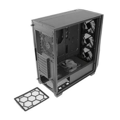 Kućište ANTEC DF800 Flux, MIDI, ATX, crno, bez napajanja