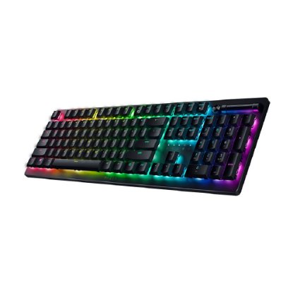 Tipkovnica RAZER Deathstalker V2 Pro, bežična, mehanička, Red Linear Switch, RGB, US, crna